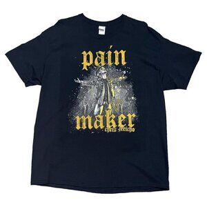 AEW Chris Jericho PAIN MAKER Retro Wrestling Tee Shirt - Mens XL